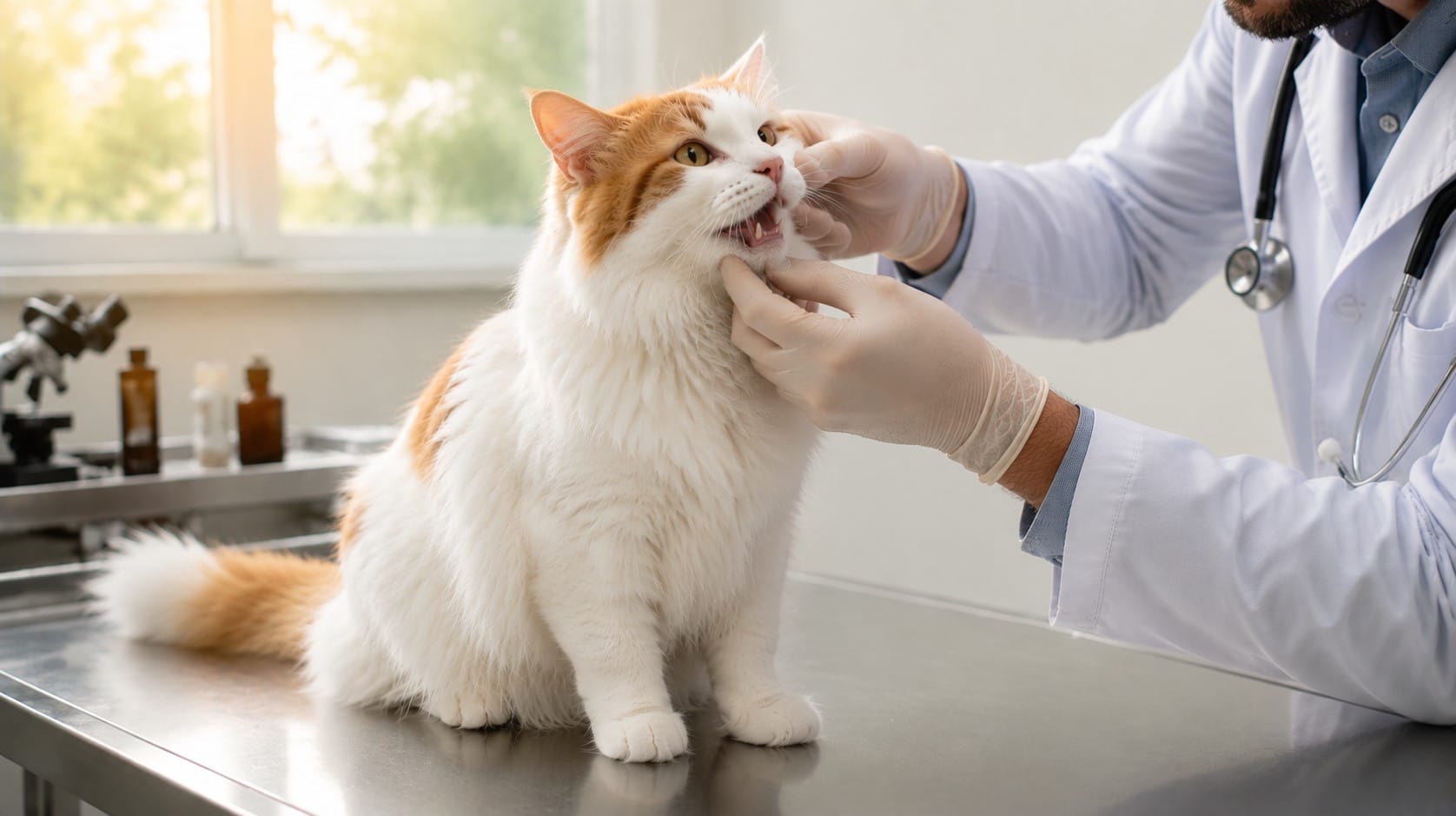İzmir Karşıyaka kedi diş taşı temizliği ve ağız sağlığı